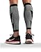 ActiveGear Calf Compression Sleeves for Men and Women to Improve Circulation and Recovery - Black/Gray L/XL (One Pair)