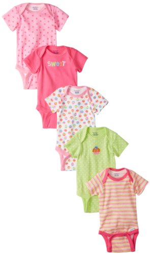 Gerber Baby-Girls  Cupcakes Five-Pack Variety Onesies
