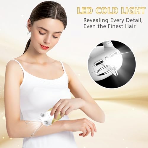 WAYCOM Facial Hair Remover Threading Hair Removal for Women Automatic Threader Machine Epilator for Fine Hairs on Face, Chin, Upper Lip, Arms Birthday Mother's Day Present