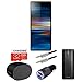 Sony Xperia 10 6-Inch Dual Camera Unlocked Smartphone (64GB, Black) Bundle with Sony SRSXB01 Bluetooth Speaker, Aluminum car Charger, Portable Battery Bank, and Extra 6ft USB-C Cable (6 Items)