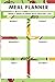 Meal Planner: Weekly Menu Planner With Grocery List [Softback * Large (6