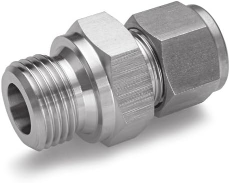 Ham-Let Stainless Steel 316 Let-Lok Compression Fitting, Adapter, 1/4" BSPP Male x Tube OD