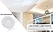 Lemonbest 6W LED Panel Light + LED Driver , Round Recessed Downlight, Warm White