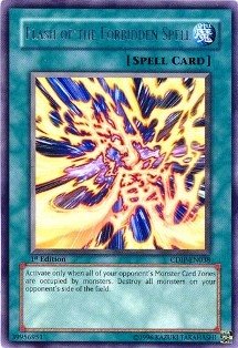 Yu-Gi-Oh! - Flash of the Forbidden Spell (CDIP-EN038) - Cyberdark Impact - 1st Edition - Rare