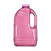 Geo Sports Bottles 1 Gallon BPA Free Reusable Leakproof Wide Mouth Sports Water Jug Bottle with Handle and 48mm Screw Cap (Pink)