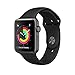 Apple Watch Series 3 (GPS), 42mm Space Gray Aluminum Case with Black Sport Band - MQL12LL/A (Renewed)