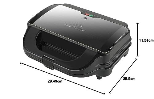 ETA Sandwichmaker 6 in 1 I Sorento Plus I Antihaftbeschichtung für leichte Reinigung ohne Anbrennen I 900 Watt I Waffeleisen, Grill und vieles mehr 10