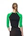 SALE! Undercover Waterwear Ladies Green and Black Rashguard Top