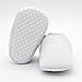 Baby Boys Soft Cross Baptism Christening Shoes Premium Sole Infant/Toddler Sneaker, 0-3 Months White-a