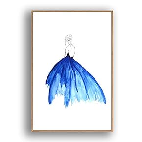 Framed Canvas Wall Art Abstract for Living...