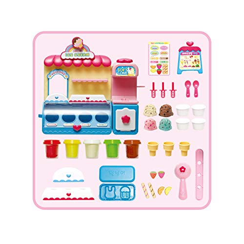 Dalimi TOYTRON, Ice Cream Store Set for Kids. Pretend Toys with
