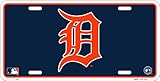 Detroit Tigers License Plate Classic Design Embossed