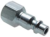 Milton 728BK M Style Quick Coupler: 1/4-Inch Female Plug
