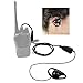 Arama B108L02 Pro D Shape Ear Hook Earpiece Headset with PTT Mic for Midland Alan 2 Way Radio