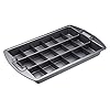 Chicago Metallic CMET26740 Professional Non-Stick Brownie Tin with Dividers and Loose Base, 23 x 33 cm (9" x 13"), Carbon Steel, Grey
