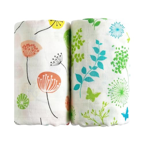 Organic Muslin Swaddle Blanket 2 Pack
