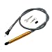 1/8'(3.175mm) Flex Shaft adapter Attachment, Flexible Drill Extension Cable Chuck for Compatible Rotary Grinder Tool with Wrench