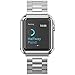 Apple Watch Case, Tomplus [Ultra-Thin] [Newest] Apple Watch PC Plated Cover Case Slim Premium Super / Exact Fit / Plastic Cover Snap On Hard Protective Case for Apple Watch (T-PC Case Silver 42)