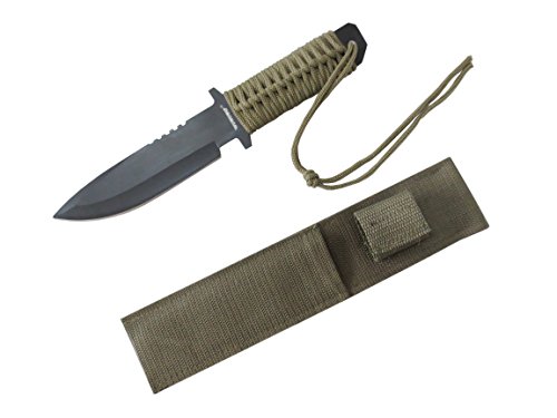 Wowowo tactical combat knife 10.6   fixed blade camping…