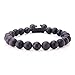 JEWELRIESHOP 8mm Handmade Macrame Adjustable Synthetic Birthstones Beaded Bracelets