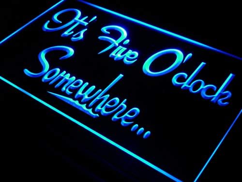 Amazon Com Advpro It S 5 O Clock Somewhere Margarita Led Sign Night Light I574 B C Home Kitchen