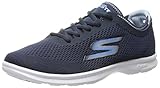 Skechers Performance Womens Go Step-Sport Walking Shoe, Navy/White, 6.5 M US