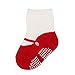 HSELL 6 Pairs Mary Jane Socks for Baby Girls Grips Non Skid Cotton Ballet Socks