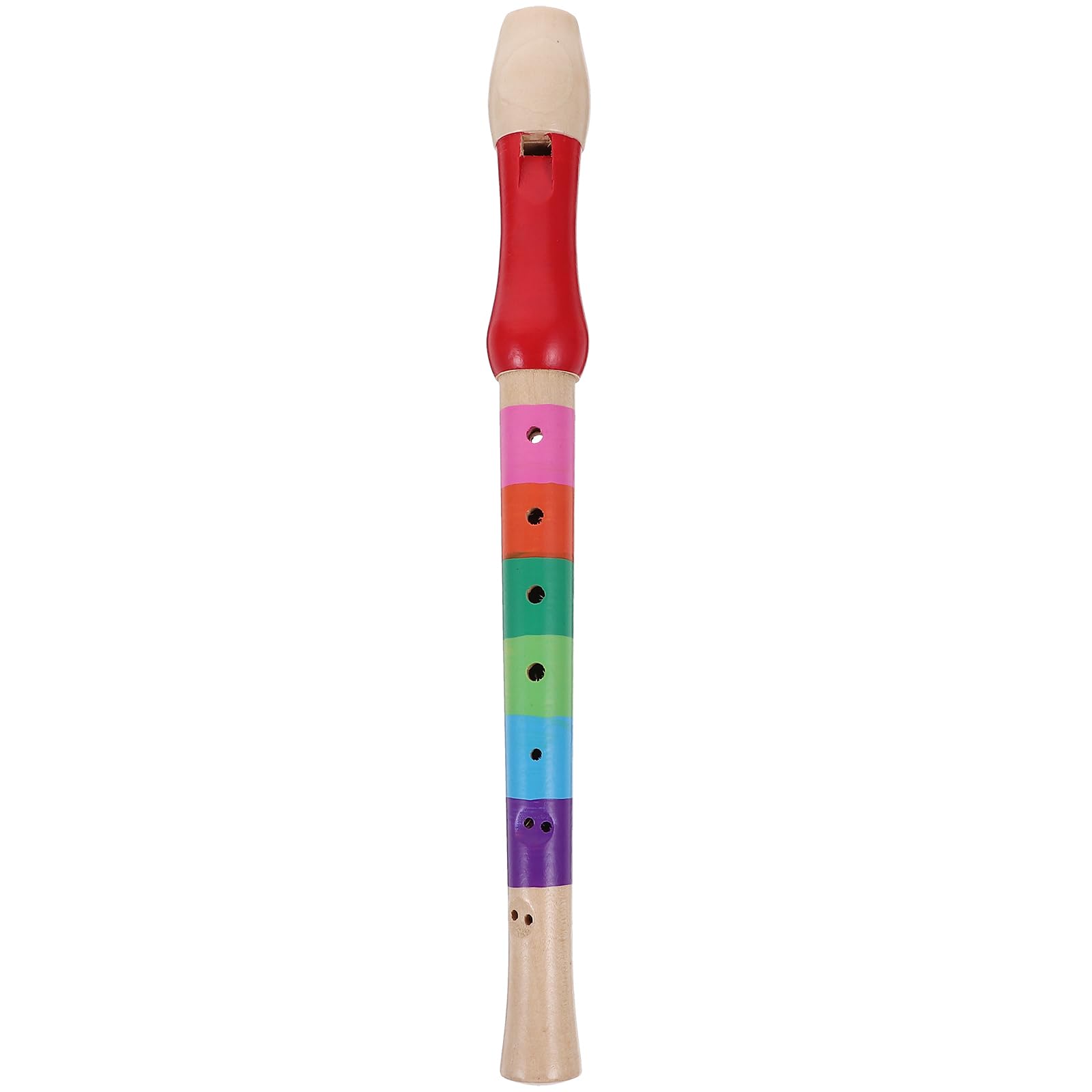 ULTNICE 8 Hole Wood Treble Recorder Flute for Kids Music Playing Lightweight Portable Soprano Instrument for Early Education and Childrens Music Practice