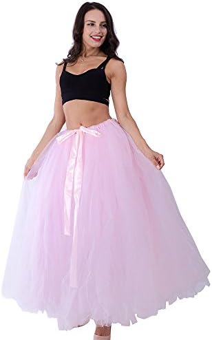 Handmade Maternity Tutu Floor Length Puffy Tulle Skirt for Women Wedding Costume Party Maternity Photoshoot Skirts