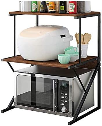 レンジ台 レンジボード ギフ 包装 レンジラック 電子レンジ上ラック電子レンジラックキッチン収納棚 机上台 黒 キッチン 組み立て簡単 スチールラック 収納力抜群