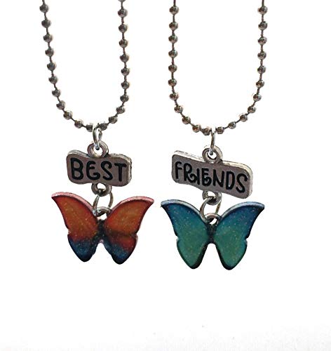 Enamel Butterfly Pendant 