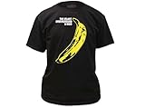 Impact Men's Velvet Underground Warhol Banana T-Shirt, Black, Large