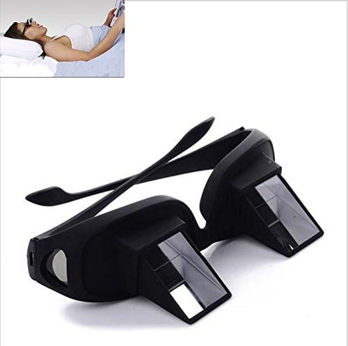 SinHan Non-Magnetic Prism Glasses Horizontal Glasses Lazy Spectacles Lie Down for Reading/Watching TV,Supine glasses,Horizontal Lazy Glasses High Definition Glasses