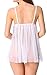 Goodfans Women's Sexy Lace Lingerie Sleepwear Babydoll Nightdress and G-String