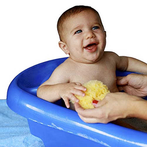 Baby Buddy Natural Baby Bath Sponge 4" Soft Yellow Sea Sponge Soft on Baby's Tender Skin, Biodegradable, Hypoallergenic, Absorbent Natural Sea Sponge, 1 Pack
