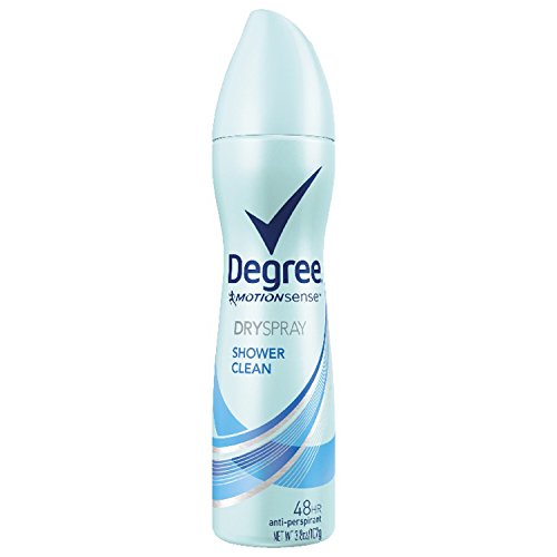 Degree Women Antiperspirant Deodorant Dry Spray, Shower Clean, 3.8 oz