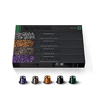 Nespresso Capsules Original Line, Ispirazione Variety Pack, Medium & Dark Roast Espresso Coffee, 50 Count Coffee Pods