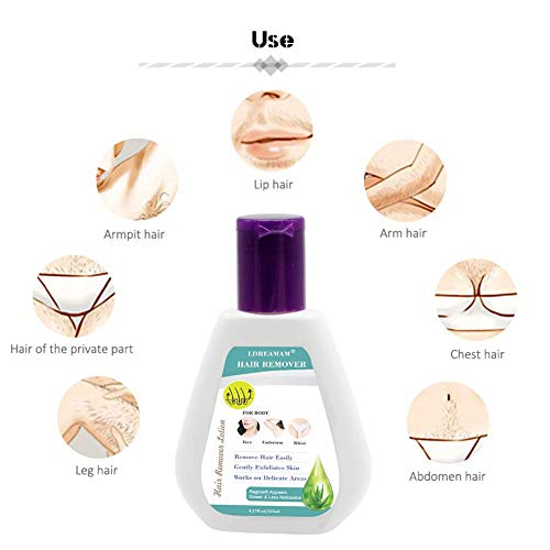 Hair Removal Cream - Skin Friendly Painless Flawless Premium Depilatory Cream - Hair Remover Cream for Women and Men
