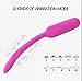Superior Mats Long Silicone Plug Inserts Sounding Rod Vibrating Sound Dilators, Pink