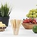 PREXWARE Bamboo Party Forks for Party Buffet Mini Forks 3.5 Inch 100 Ct.