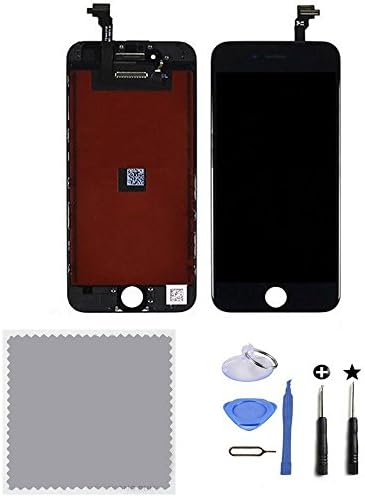 Screen Replacement LCD Display iPhone 8 Plus Black LCD Touch Screen Digitizer Replacement Full Assembly with Repair Tool Kit