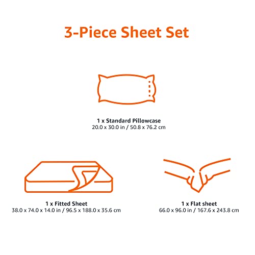 Amazon Basics Kid's Sheet Set Soft, EasyWash Lightweight Microfiber