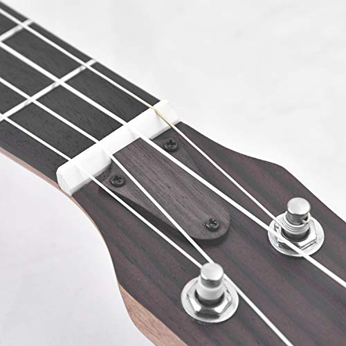 Caramel CB500 30 Inch All Rosewood Baritone Acoustic Electric Ukulele With Truss Rod - Thumbnail 6