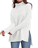 LILLUSORY Women's Cute Turtleneck Sweater 2023 Fall