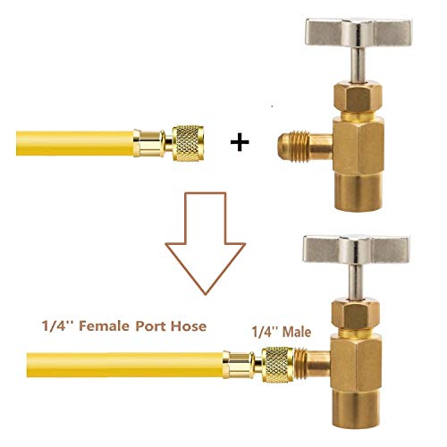 4 Refrigerant+Dispenser+Conditioner+Manifold+Charging
