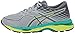 ASICS Women's Womens Gel-Cumulus 19 Athletic Shoe, Mid Grey/Carbon/Safety Yellow, 9 Medium US