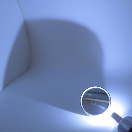 3× Dental Mirror Blue Handle with Bright Light Removable Mirrors #4 & #5 Examination Instruments - Thumbnail 7