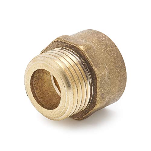 Pipe Fitting NPT Adapter 1/2" Male x 1/2 “ Female - Brass Adapter 0,5 inch x 0,5 inch Female