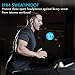 YUWISS Wireless Headphones Bluetooth Running Headphones Workout Headphones Cordless in Ear Earbuds with Mic Stereo Sweatproof Sport Earphones for Running Gym 8 Hours Battery Life (Black)