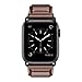 EPULY Compatible with Apple Watch Band 42mm 44mm, Genuine Leather Replacement Band, Strap for iWatch SE Series 6/5/4/3/2/1 with Case